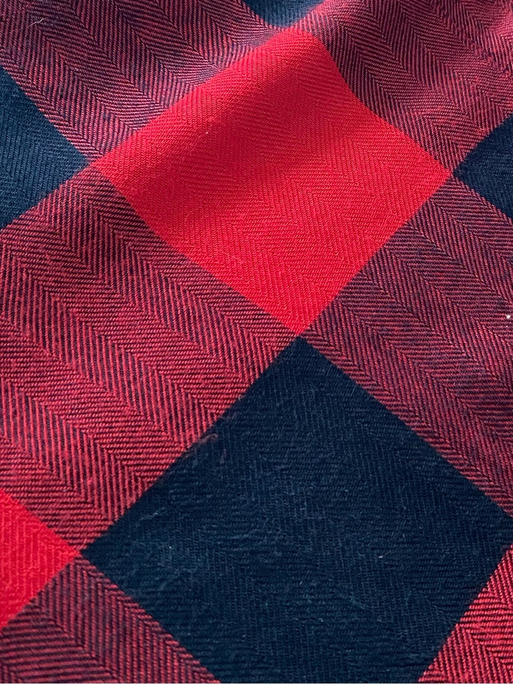 Maurices | Red/Black Buffalo Plaid 100% Rayon Tab-Sleeve Button-Down Shirt Sz 2X - Picture 13 of 16